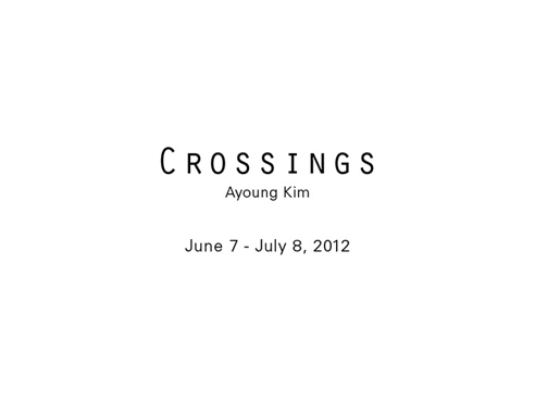 KIM A Young: Crossings